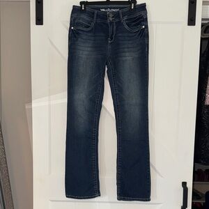 Wallflower Women's Dark Blue Straight Leg Jeans